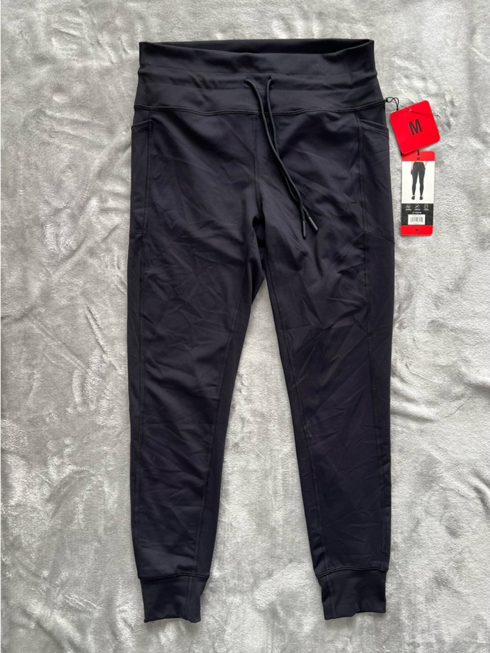 Spyder Active Women’s Black High Waist Jogger Leggings Size M NWT